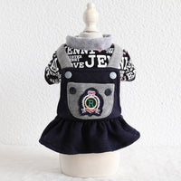 HKM-1980989 Couples and Pet Casual Cotton Clothing - Dog Outfits Available in Various Sizes