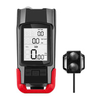 HKM-198227 All-In-One Wireless Bicycle Code Meter with USB Rechargeable Front Light for Night Riding