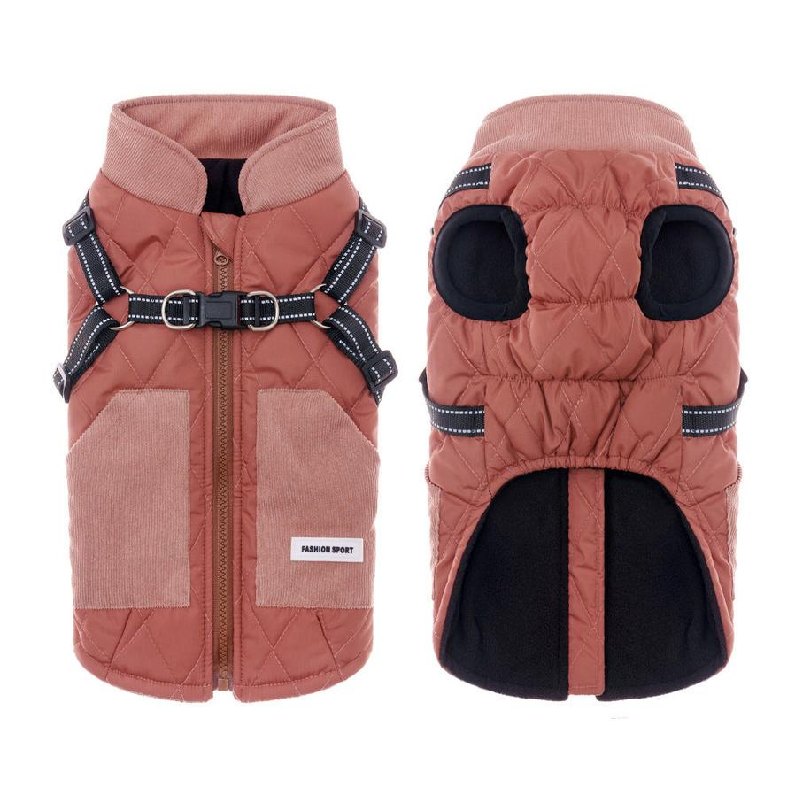 HKM-198291 Waterproof Thickened Warm Pet Clothing for Small Dogs - Available in Multiple Sizes