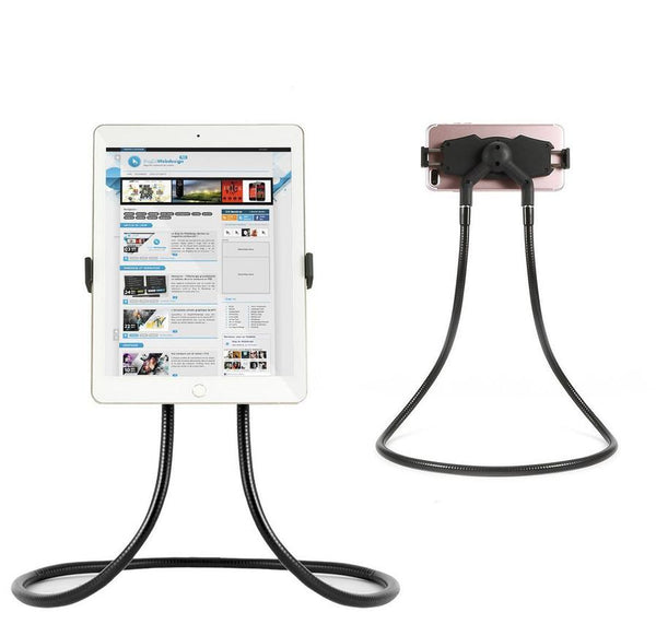 HKM-198419 Rotating Hanging Neck Selfie Stand for Smartphones and Tablets (4.5-7.48 inches)