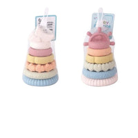 HKM-198547 Baby Silicone Stacking and Nesting Block Toy Set for Developmental Play
