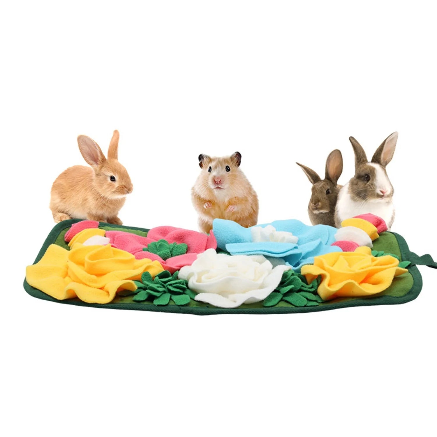 HKM-1985853 Foraging Mat for Rabbits and Guinea Pigs - Emotional Relief Garden Smelling Mat with Totoro Design