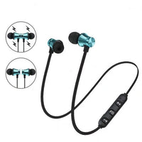 HKM-198611 Magnetic Wireless In-Ear Bluetooth Headset with Voice Control and Stereo Sound