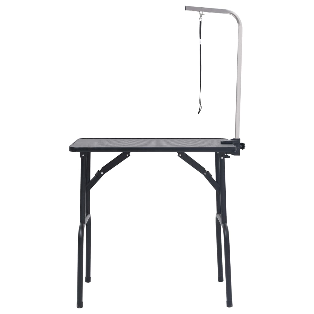 HKM-1986365 Adjustable Dog Grooming Table with Non-Slip Surface and Height-Adjustable Arm