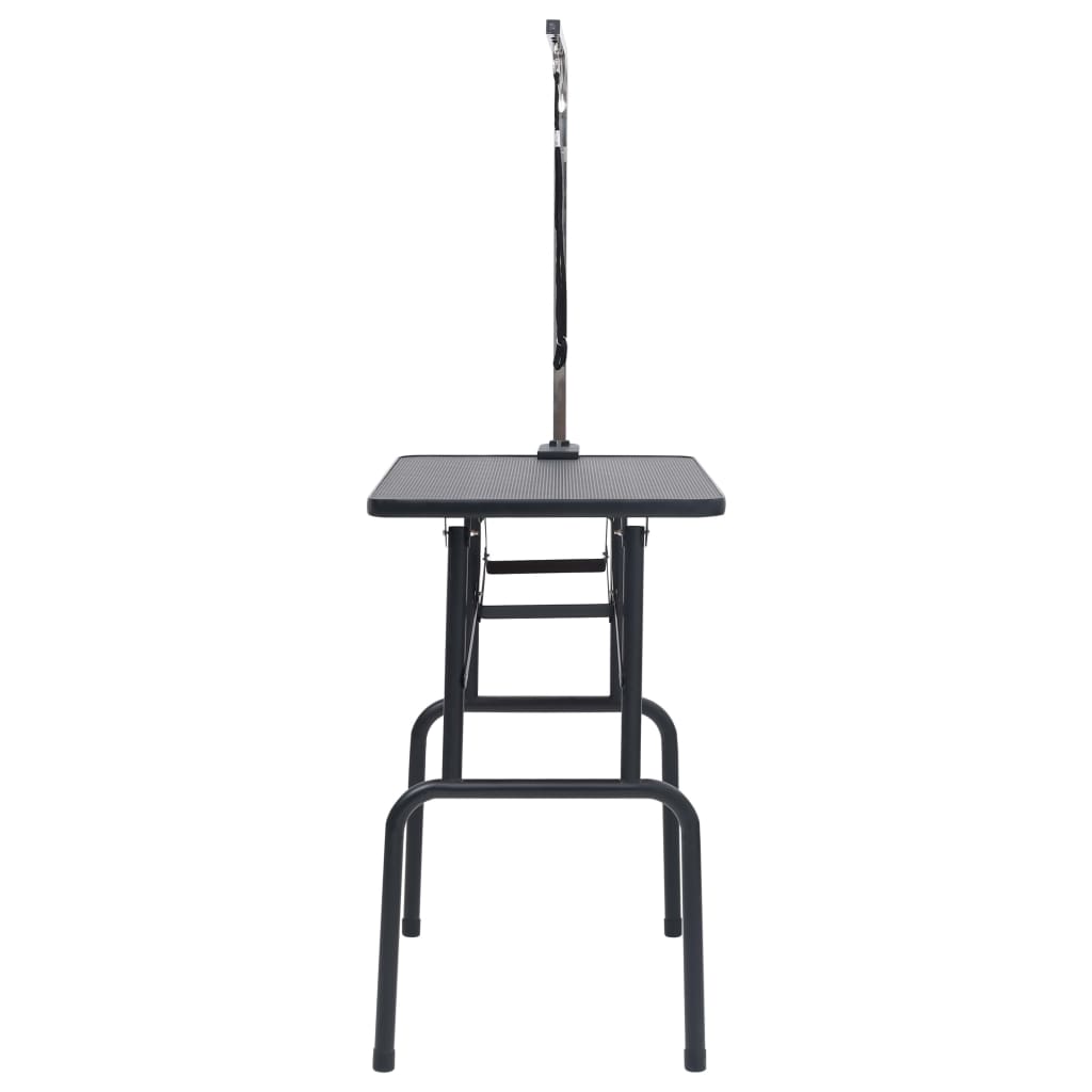 HKM-1986365 Adjustable Dog Grooming Table with Non-Slip Surface and Height-Adjustable Arm