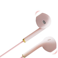 HKM-198739 Wired Mini Earphones with Microphone and Ear-Hook Design