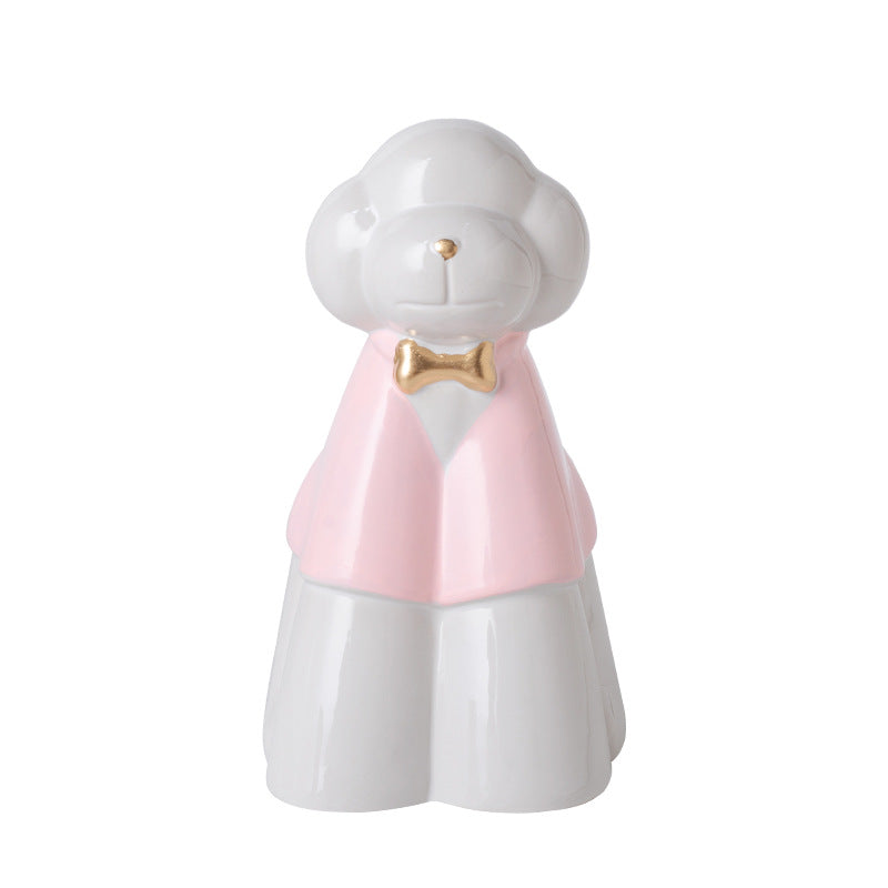 HKM-1988413 Handmade Ceramic Ash Urn for Pet Memorials and Souvenir Keepsakes