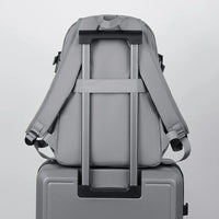 HKM-198931 Custom Logo Water-Repellent Men's Backpack with Large Capacity for Travel and College Students, 17 Inch Design