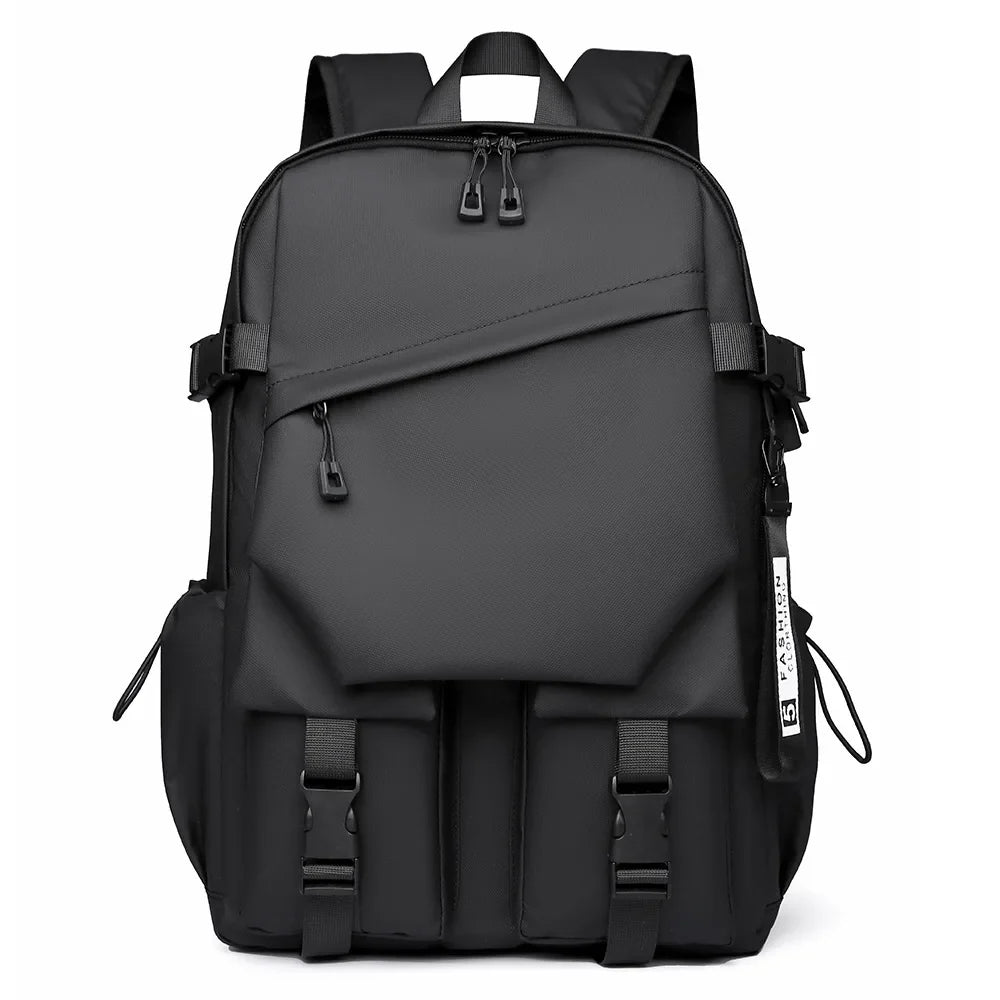HKM-198931 Custom Logo Water-Repellent Men's Backpack with Large Capacity for Travel and College Students, 17 Inch Design