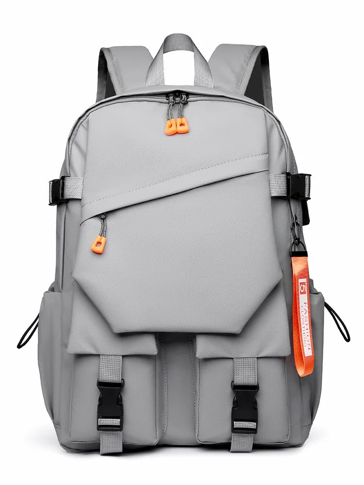 HKM-198931 Custom Logo Water-Repellent Men's Backpack with Large Capacity for Travel and College Students, 17 Inch Design