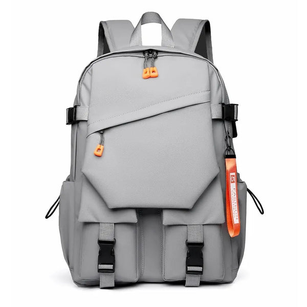 HKM-198931 Custom Logo Water-Repellent Men's Backpack with Large Capacity for Travel and College Students, 17 Inch Design