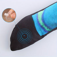 HKM-1989821 Plush Snake Shape Dog Squeaky Toy - Durable Interactive Chew Toy for Pets