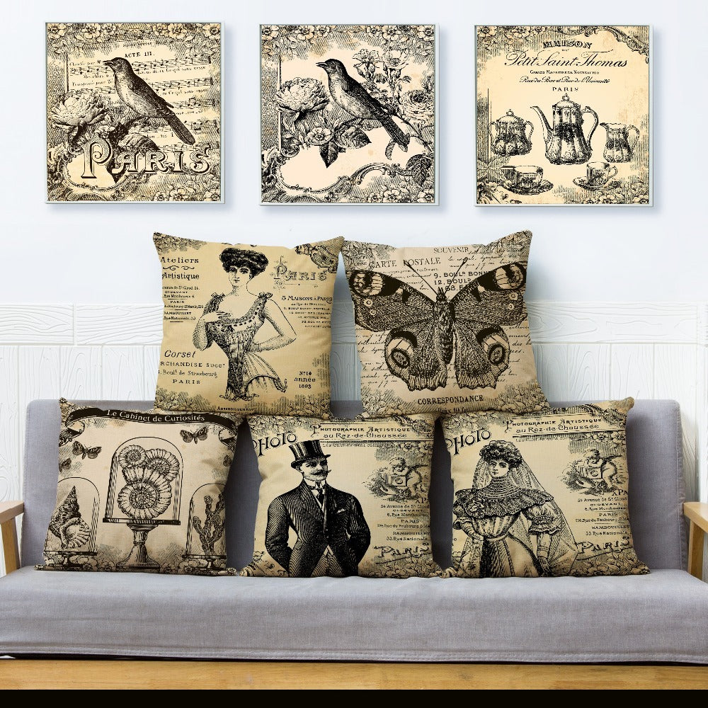 HKM-198995 Modern 45x45cm Simple Sofa Cushion Cover for Home Décor