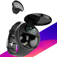 HKM-199059 Sports Bluetooth Headset and Smart Watch Combo - Durable ABS Construction with Sleek Design