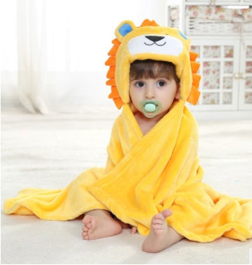 HKM-199187 3D Animal Design Flannel Hug Blanket for Infants, Soft & Versatile, 76x102cm