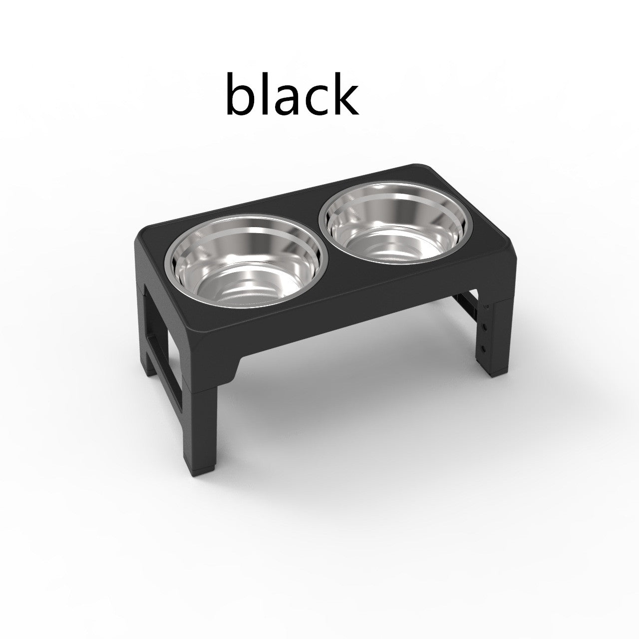 HKM-1992125 Adjustable Plastic Lifting Dog Bowl with Integrated Slow Feed Design