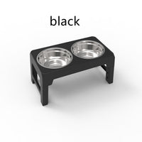 HKM-1992125 Adjustable Plastic Lifting Dog Bowl with Integrated Slow Feed Design