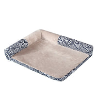 HKM-1992381 Four Seasons Pet Bed - Doghouse Sofa Mat in Wind Wave and Gray Arrow