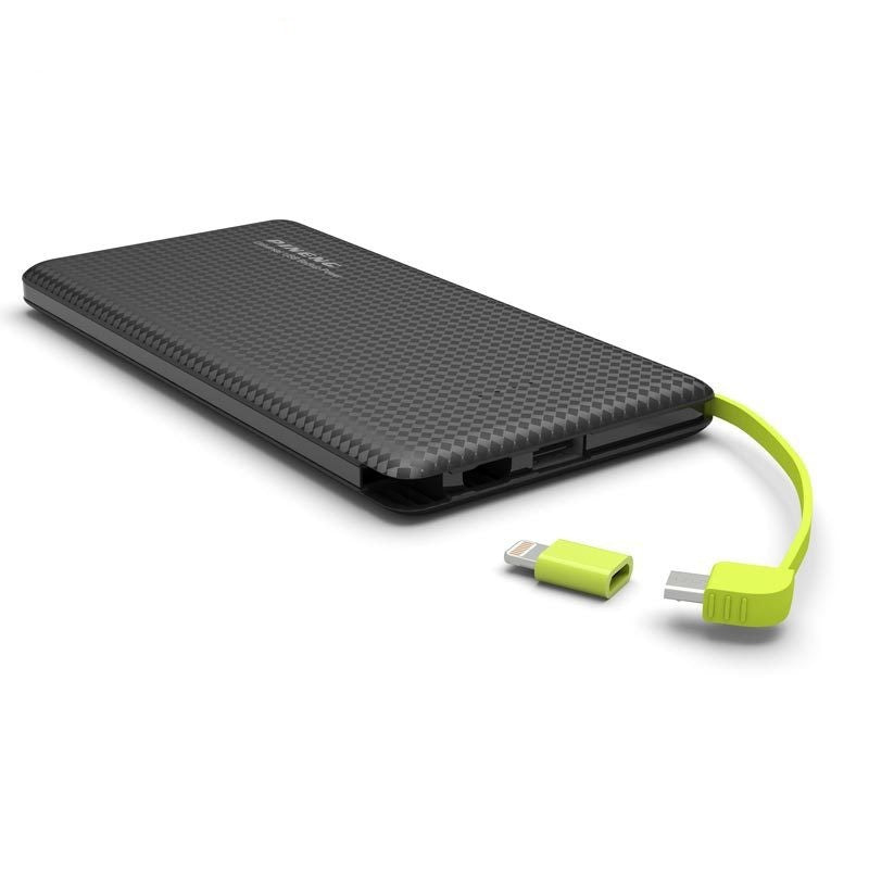 HKM-199251 10,000 mAh Dual Output Mobile Power Bank with LED Indicator and Vibration Switch