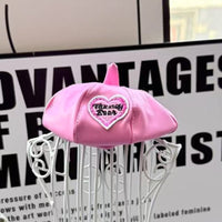 HKM-1993149 Concave Decorative Dog Hat in Brown, Rose Red, and Black - Suitable for All Seasons