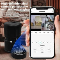 HKM-199315 Automatic 4L Cat Feeder with Voice Recording and Timed Dispensing