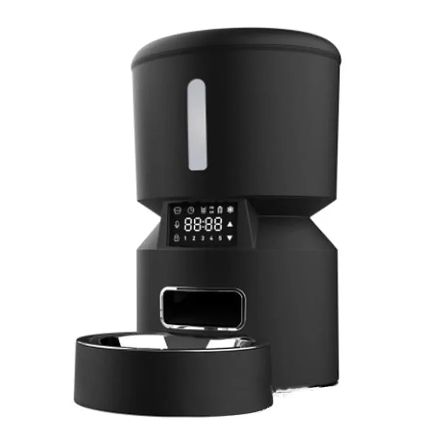 HKM-199315 Automatic 4L Cat Feeder with Voice Recording and Timed Dispensing