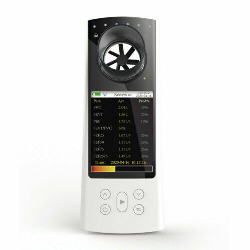 HKM-199379 Handheld Bluetooth Spirometer with Color LCD Display for Lung Function Monitoring