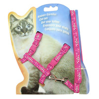HKM-1993917 Adjustable Nylon Cat Vest Towing Rope with Chest Strap - Available in Various Colors