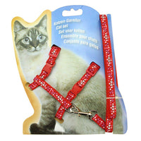 HKM-1993917 Adjustable Nylon Cat Vest Towing Rope with Chest Strap - Available in Various Colors