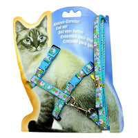 HKM-1993917 Adjustable Nylon Cat Vest Towing Rope with Chest Strap - Available in Various Colors