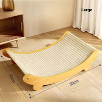HKM-1994301 Durable Sisal Cat Scratch Board in Small and Large Sizes, Wear-Resistant Design