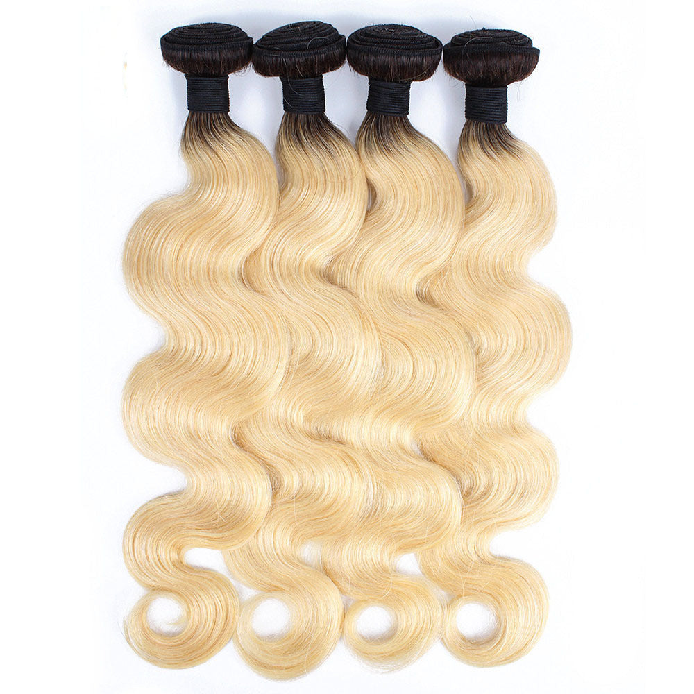 HKM-199443 Medium Long Body Wave Real Human Hair Tress with Natural Hairline