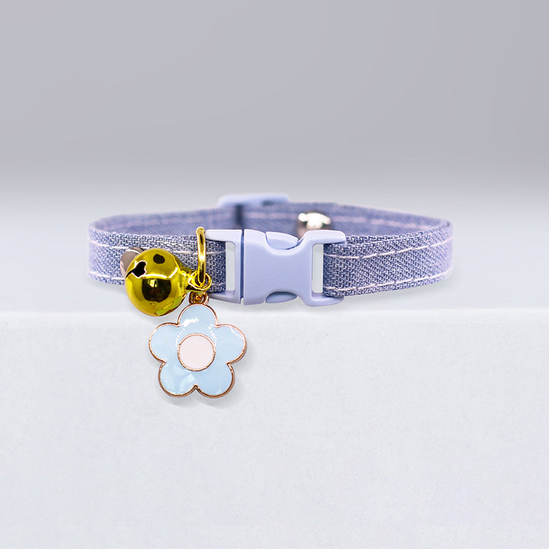 HKM-1996093 Cute Polka Dot Cat and Small Dog Collars in Various Designs and Sizes