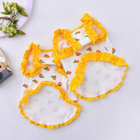 HKM-1996477 Lace Suspender Skirt Dress for Dogs - Cotton Spring/Summer Pet Apparel in Yellow