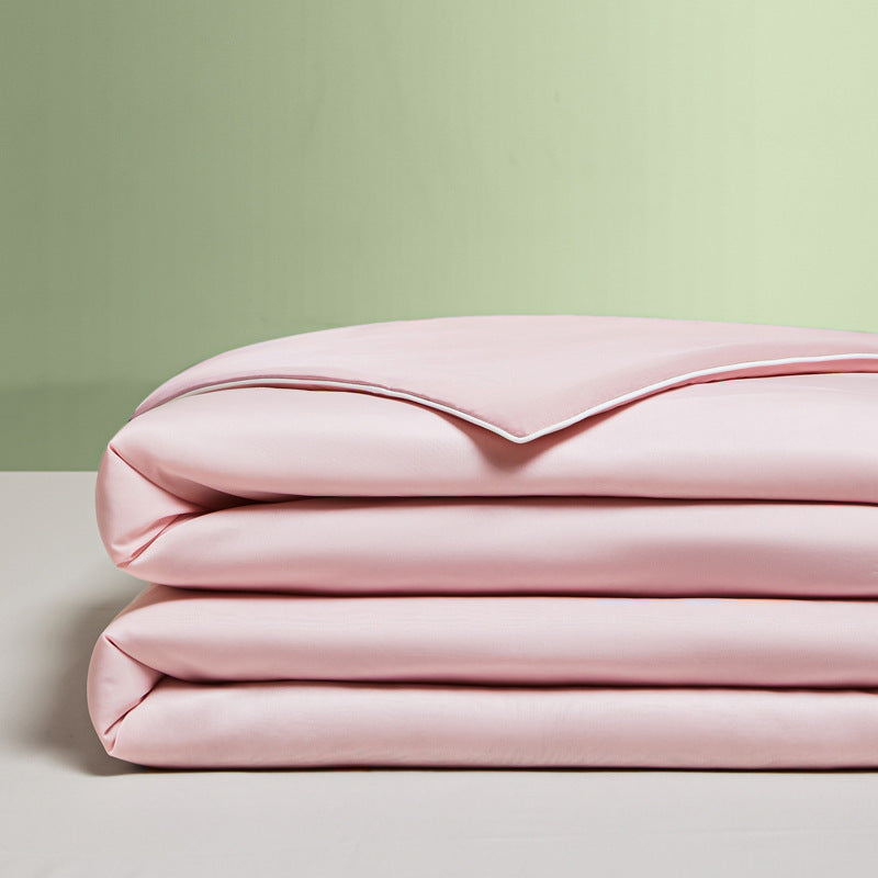 HKM-199827 Cool Silk Mica Quilt Ice Cream Blanket with Pillowcase Set - Modern Design, Reactive Dye, Soft Polyester Fiber