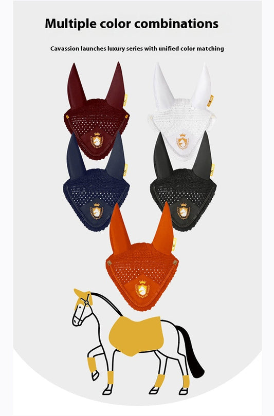 HKM-1999549 Equestrian Mosquito Protection Ear Muffs for Cycling - Available in Multiple Colors