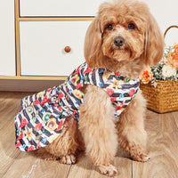 HKM-2000445 Breathable Pet Dog Princess Skirt with Cute Prints in Various Styles and Sizes