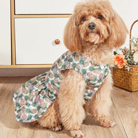 HKM-2000445 Breathable Pet Dog Princess Skirt with Cute Prints in Various Styles and Sizes