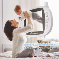 HKM-200083 3.5 Inch Baby Care Night Vision Monitor with Two-Way Intercom and Temperature Display
