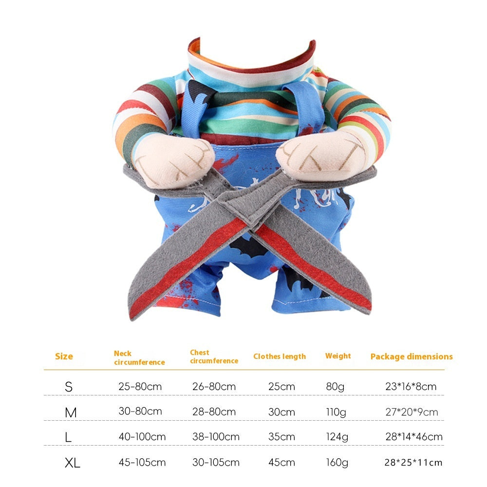 HKM-2001469 Adjustable Scissor Hand Cat and Dog Costume for Halloween and Christmas Events