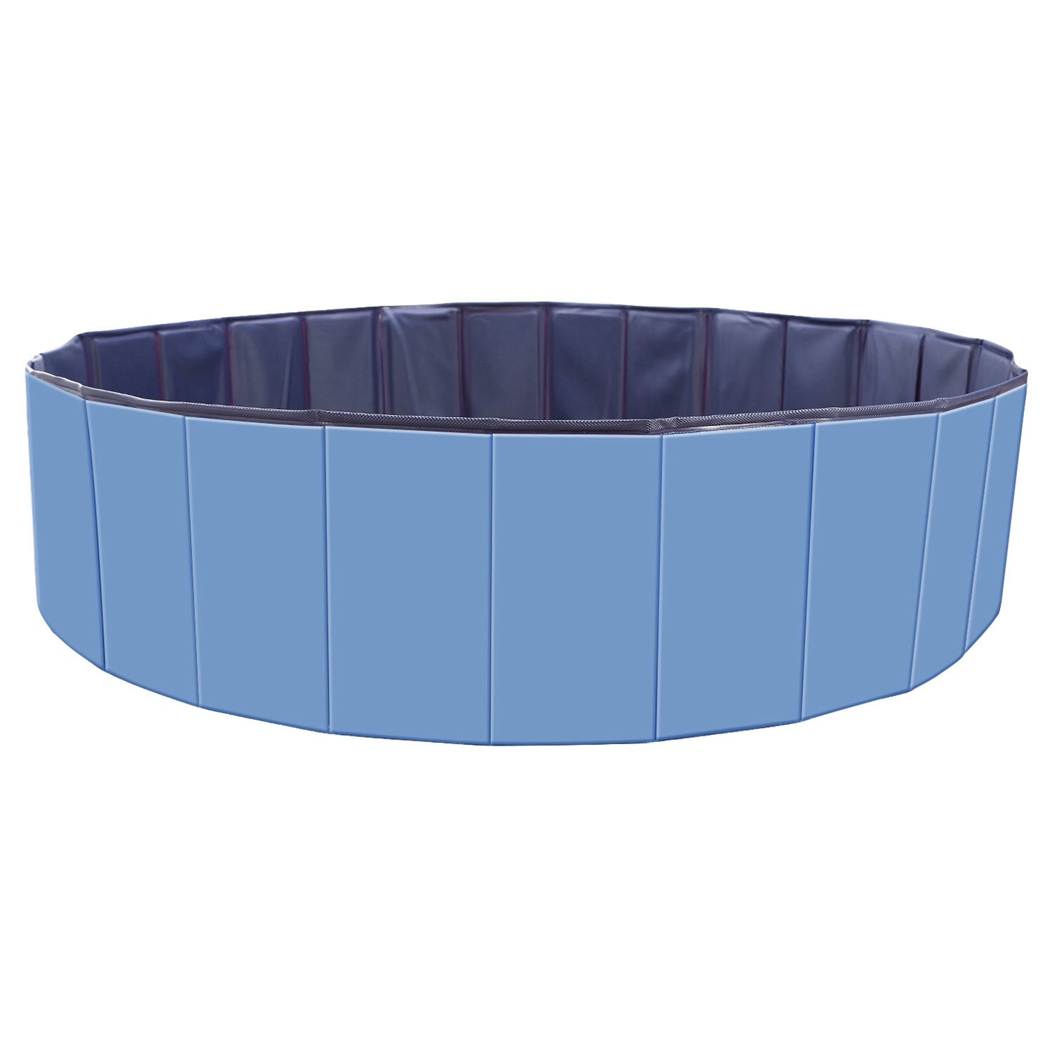 HKM-2001725 Foldable Pet Swimming Pool 160 x 160 x 30 cm Portable PVC Bathing Tub for Dogs and Cats