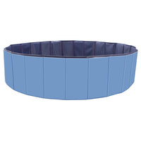 HKM-2001725 Foldable Pet Swimming Pool 160 x 160 x 30 cm Portable PVC Bathing Tub for Dogs and Cats