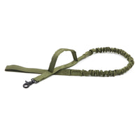 HKM-2001853 Medium and Large Nylon Dog Collar in Black, Green, and Khaki with Leash Included