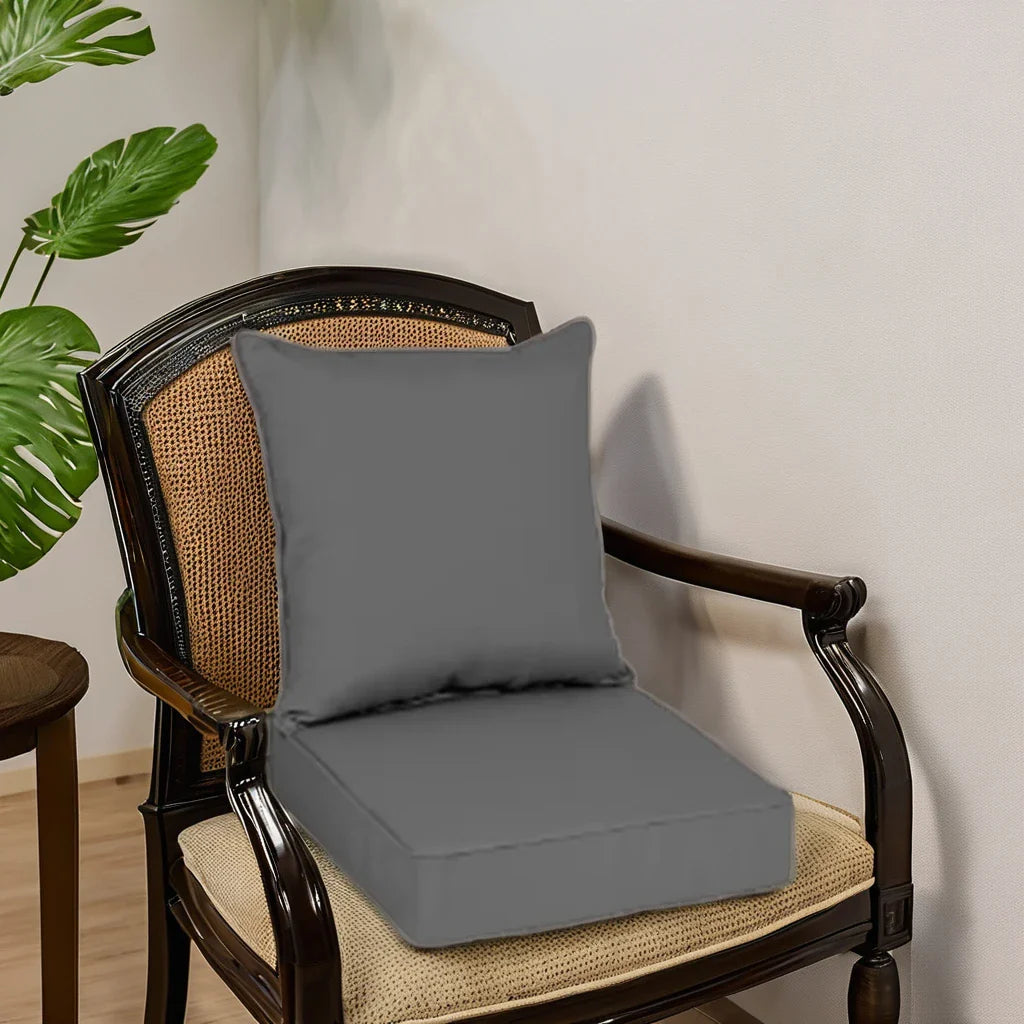 HKM-200211 Custom Quilted Portable Lumbar Pillow and Seat Cushion with Memory Foam for Outdoor and Garden Use