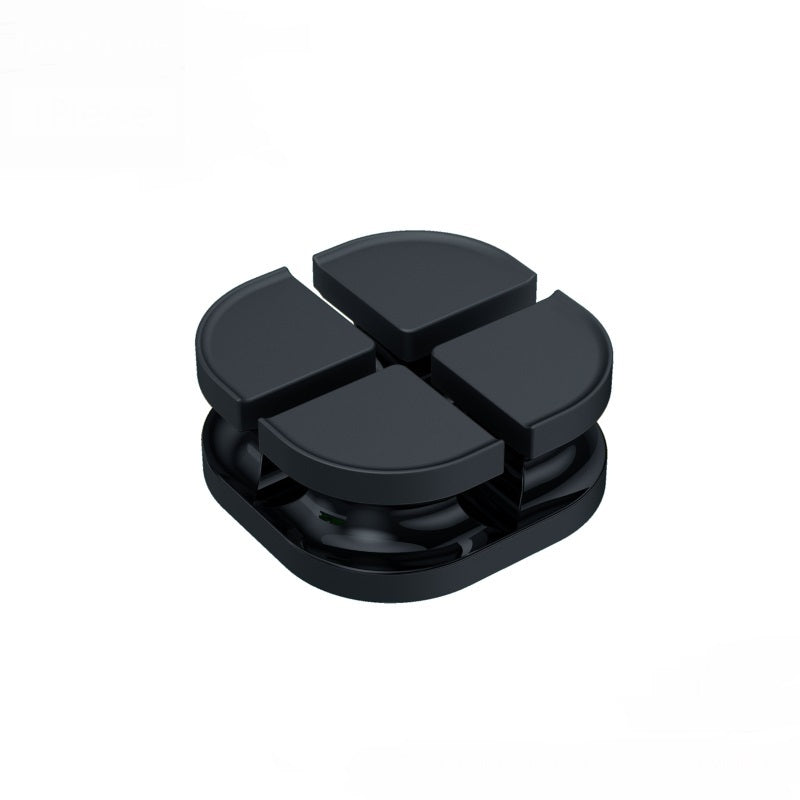HKM-200211 Silicone Cross USB Cable Organizer Clip for Tidy Cable Management