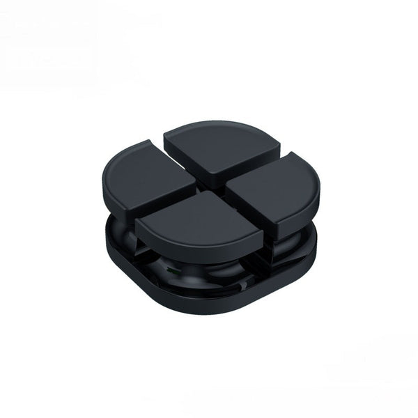 HKM-200211 Silicone Cross USB Cable Organizer Clip for Tidy Cable Management