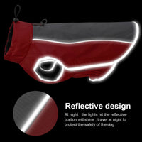 HKM-2002237 Reflective Waterproof Winter Jacket for Small to Large Dogs - Perfect for Bulldogs and French Bulldogs