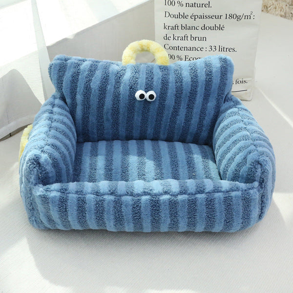 HKM-2003901 Cozy Big Eye Dog Sofa Nest in Multiple Colors and Sizes