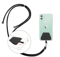 HKM-200403 No-Break Mobile Phone Casing Lanyard with Handmade Pendant and Durable Nylon Strap