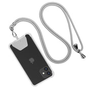 HKM-200403 No-Break Mobile Phone Casing Lanyard with Handmade Pendant and Durable Nylon Strap